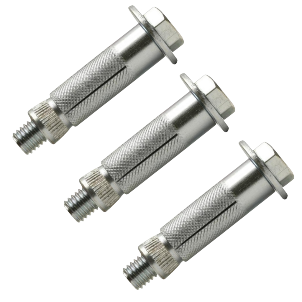 Kit 20 Parabolt Chumbador Bucha Parafuso 1/4 por 2 polegadas