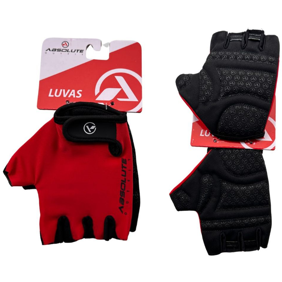 Luva Meio Dedo Absolute Outfit GEL Confortável Ideal Para Bicicleta/ Academia / Trekking / Crossfit.