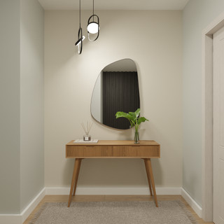 Espelho Orgânico Grande ME16 Moldura em Couro Banheiro Sala Quarto Salão em Oferta na Shopee