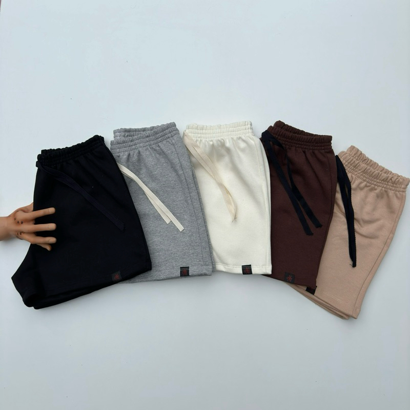 Kit 5 Shorts feminino Básico moletom bermuda feminina short academia dia a dia