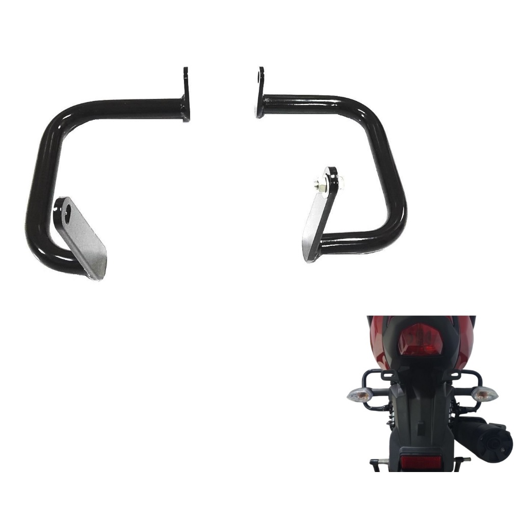 Protetor Traseiro em Aço Yamaha Ybr Factor / Fazer 150 - 2016 A 2025