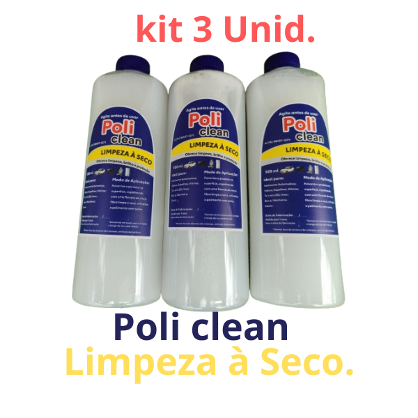 kit, Policlean limpa vidro à seco, tira manchas em vidros em Oferta na Shopee