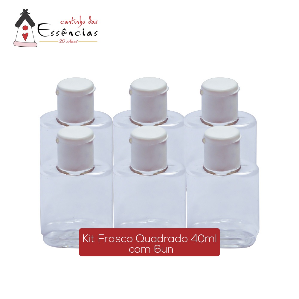 Kit Frasco Oceano 35ml com tampa Flip Top 6 unidades em Oferta na Shopee