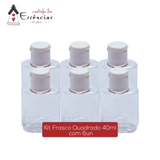 Kit Frasco Oceano 35ml com tampa Flip Top 6 unidades em Oferta na Shopee