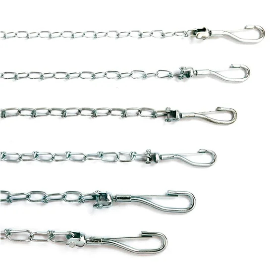 Corrente para Cachorro Resistente e Reforçada 1,5m Corrente de Ferro Zincada para Cães e Gatos