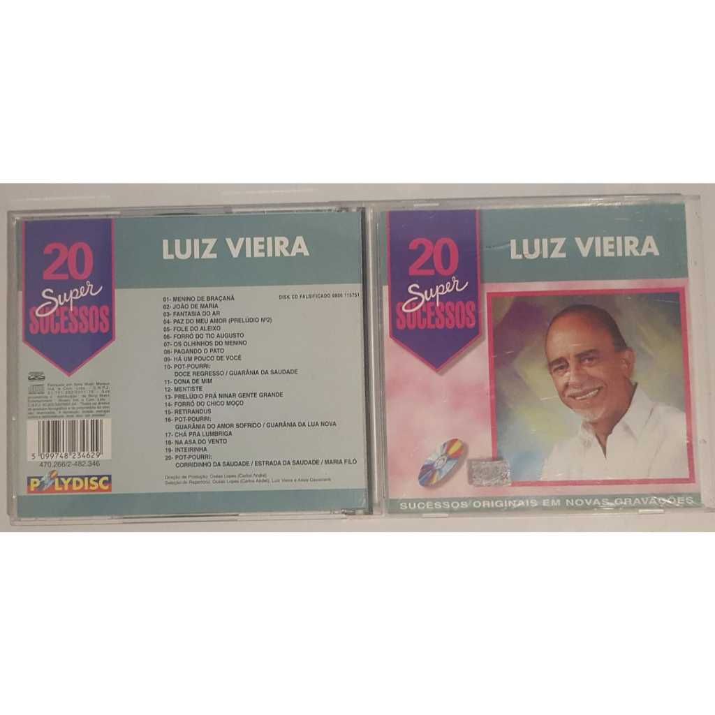 CD 20 Super Sucessos Luiz Vieira