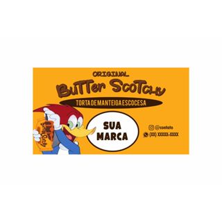 150 Rótulos Adesivo Butter Scotchy Torta Manteiga Escocesa 9x5cm em Oferta na Shopee