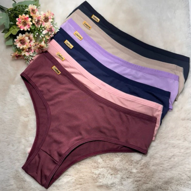Kit Calcinha Microfibra Premium Feminina Confortável Lingerie Dia a Dia