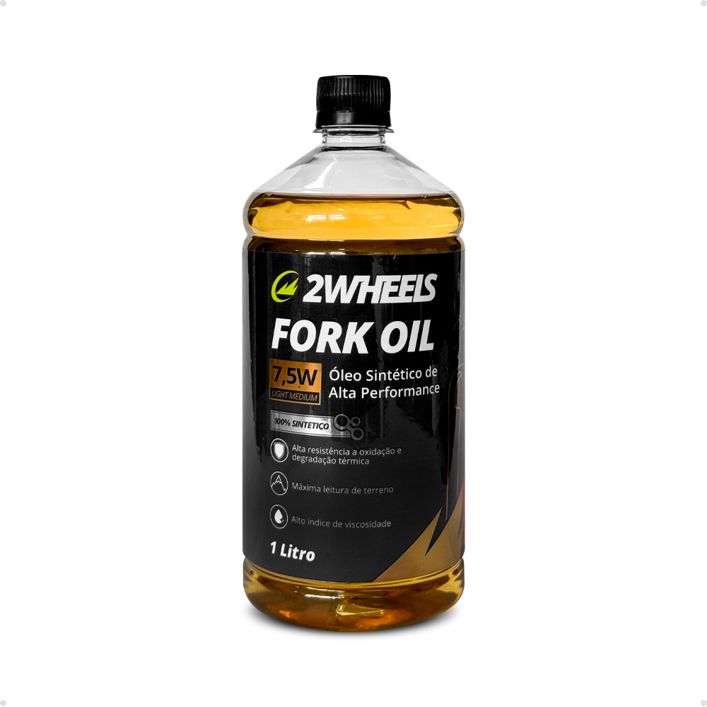 Óleo Para Suspensão Bike Fork Oil 7,5w 100% Sintético 1litro