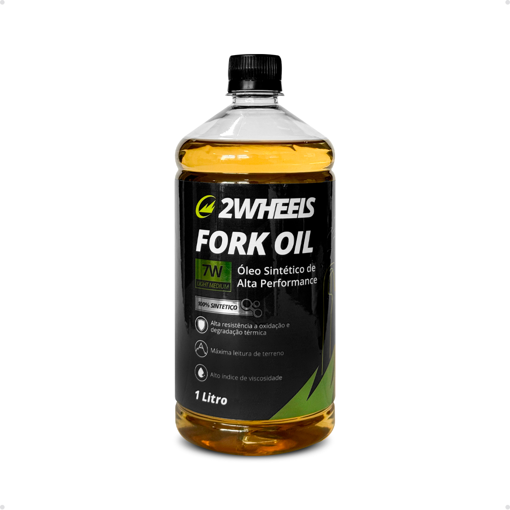 Óleo Para Suspensão Bike Fork Oil 7w 100% Sintético 1litro