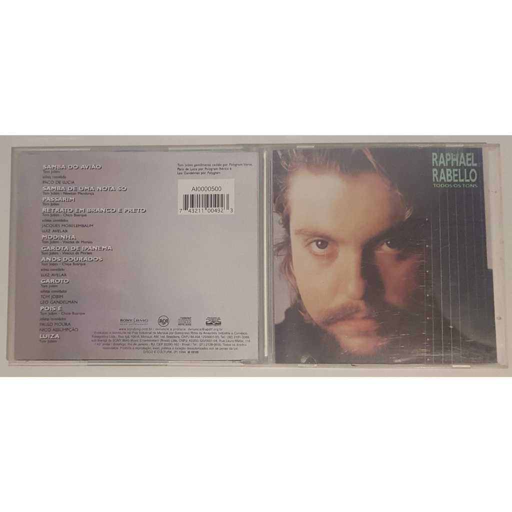 CD Raphael Rabello Todos Os Tons