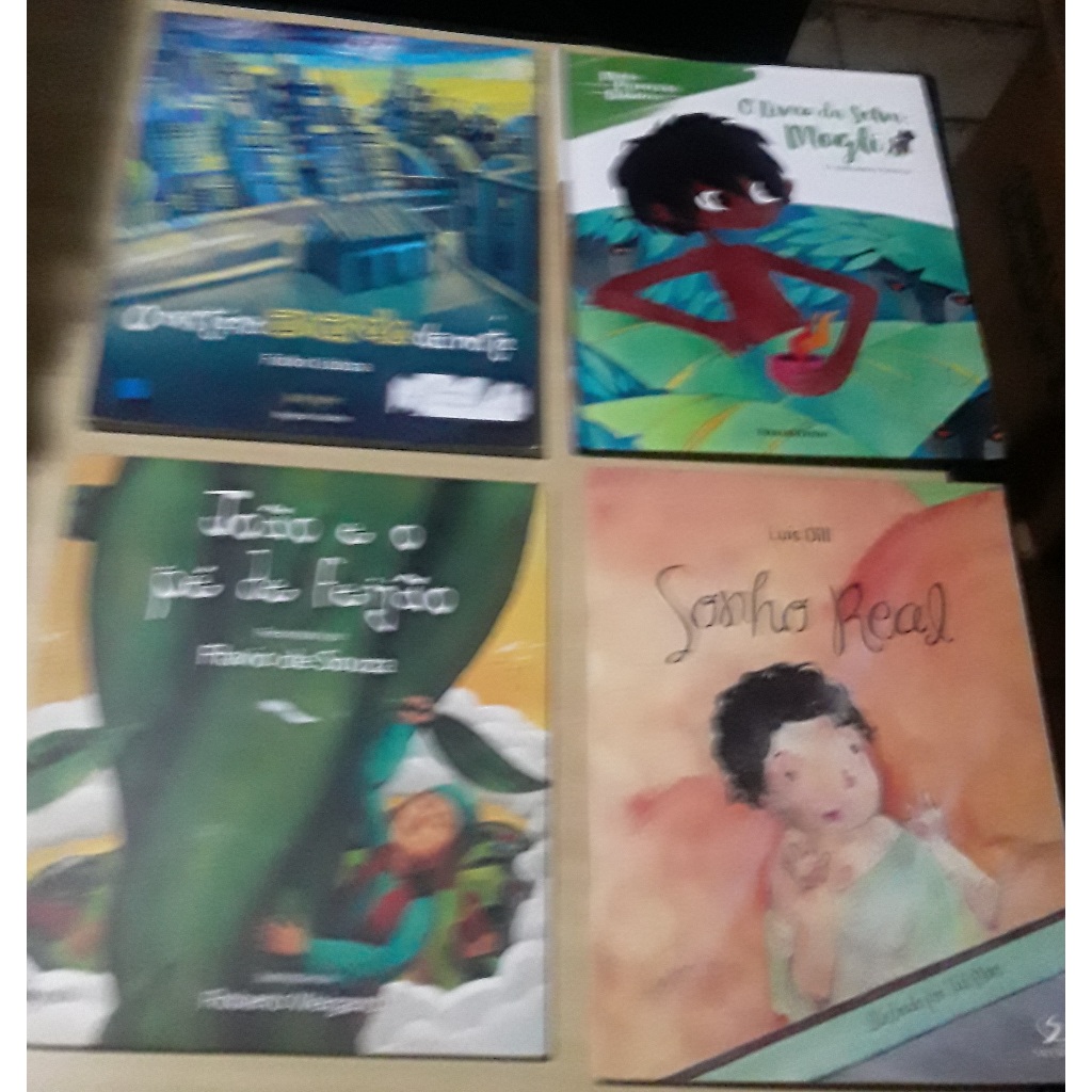 O Mistério Amarelo Da Noite Fabio Lisboa + O Livro Da Selva: Mogli + Sonho Real + Luís Dill + João E O Pé De Feijão