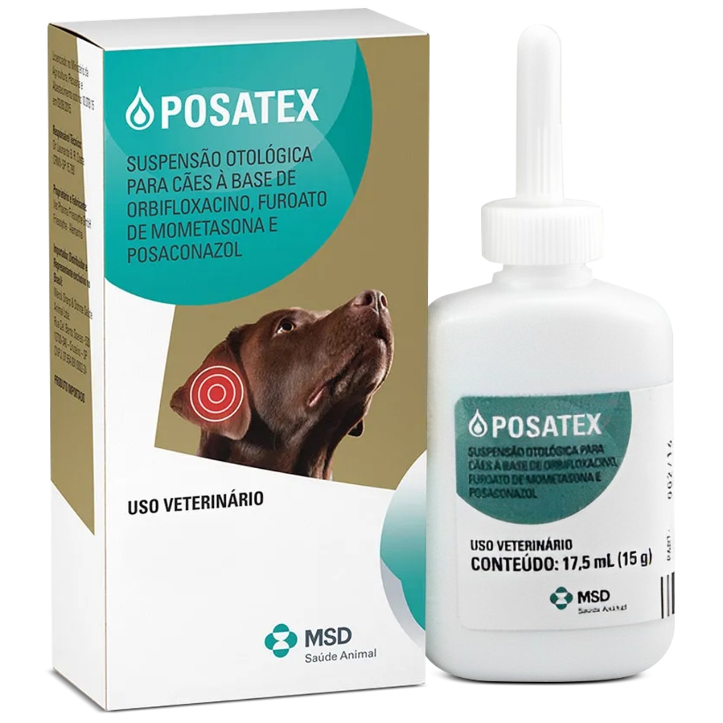 Posatex para Orelha de Cachorro MSD em Oferta na Shopee
