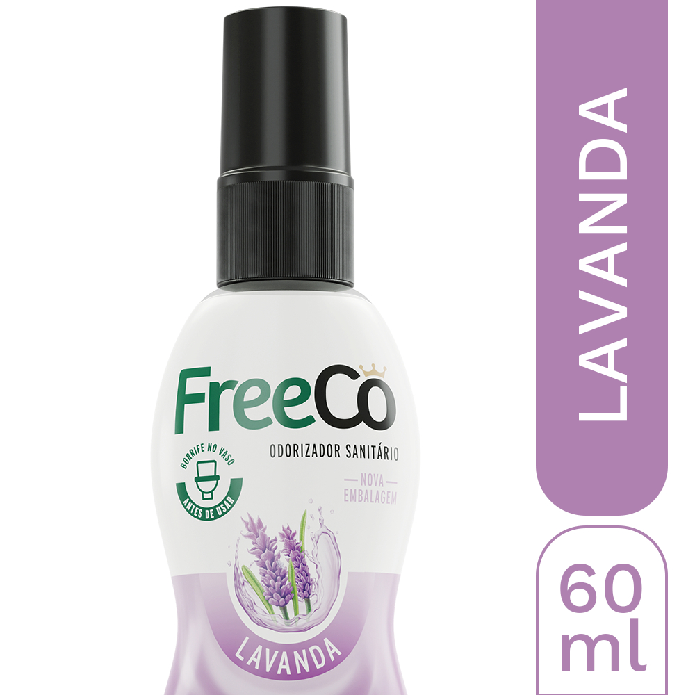 Bloqueador De Odores Sanitários - Freecô Lavanda 60ml em Oferta na Shopee