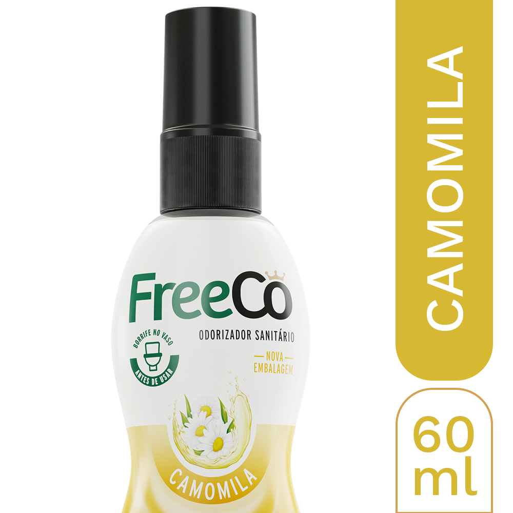 Bloqueador De Odores Sanitários - FreeCô Camomila 60ml em Oferta na Shopee