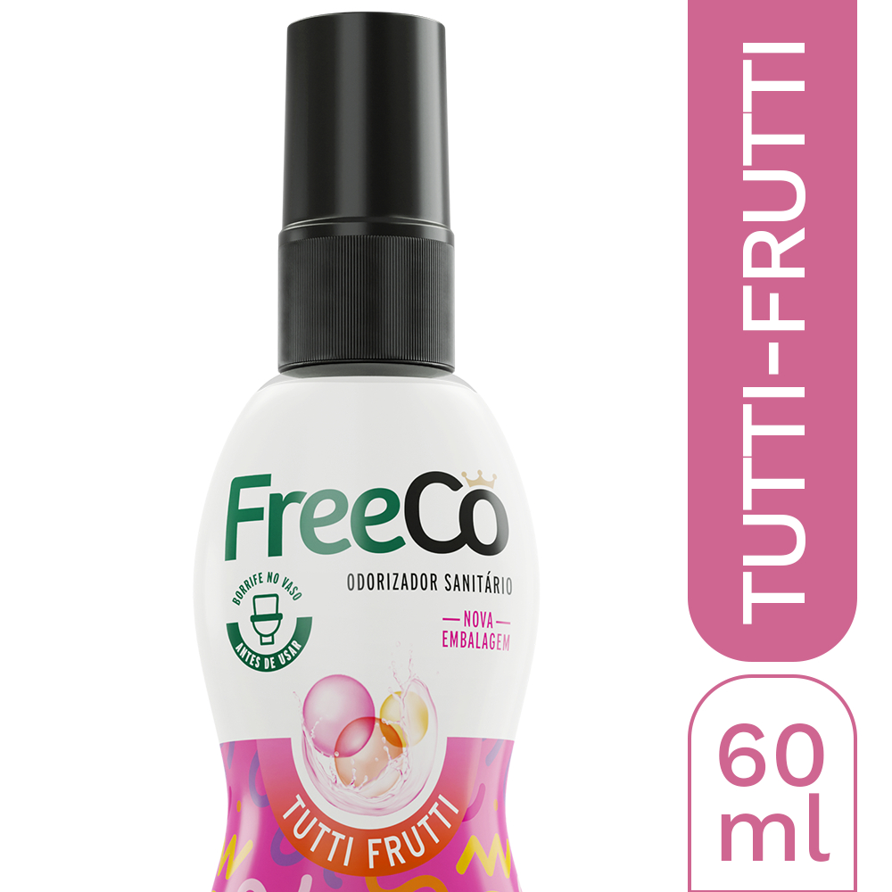 Bloqueador De Odores Sanitários - Freecô Tutti Frutti 60ml
