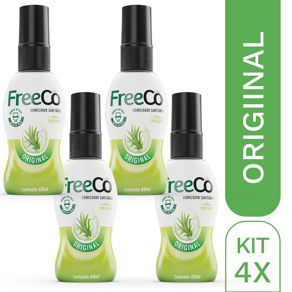 FreeCô Original 60ml - Kit com 4 em Oferta na Shopee