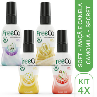 FreeCô Novas Fragrâncias 60ml - Kit com 4 em Oferta na Shopee