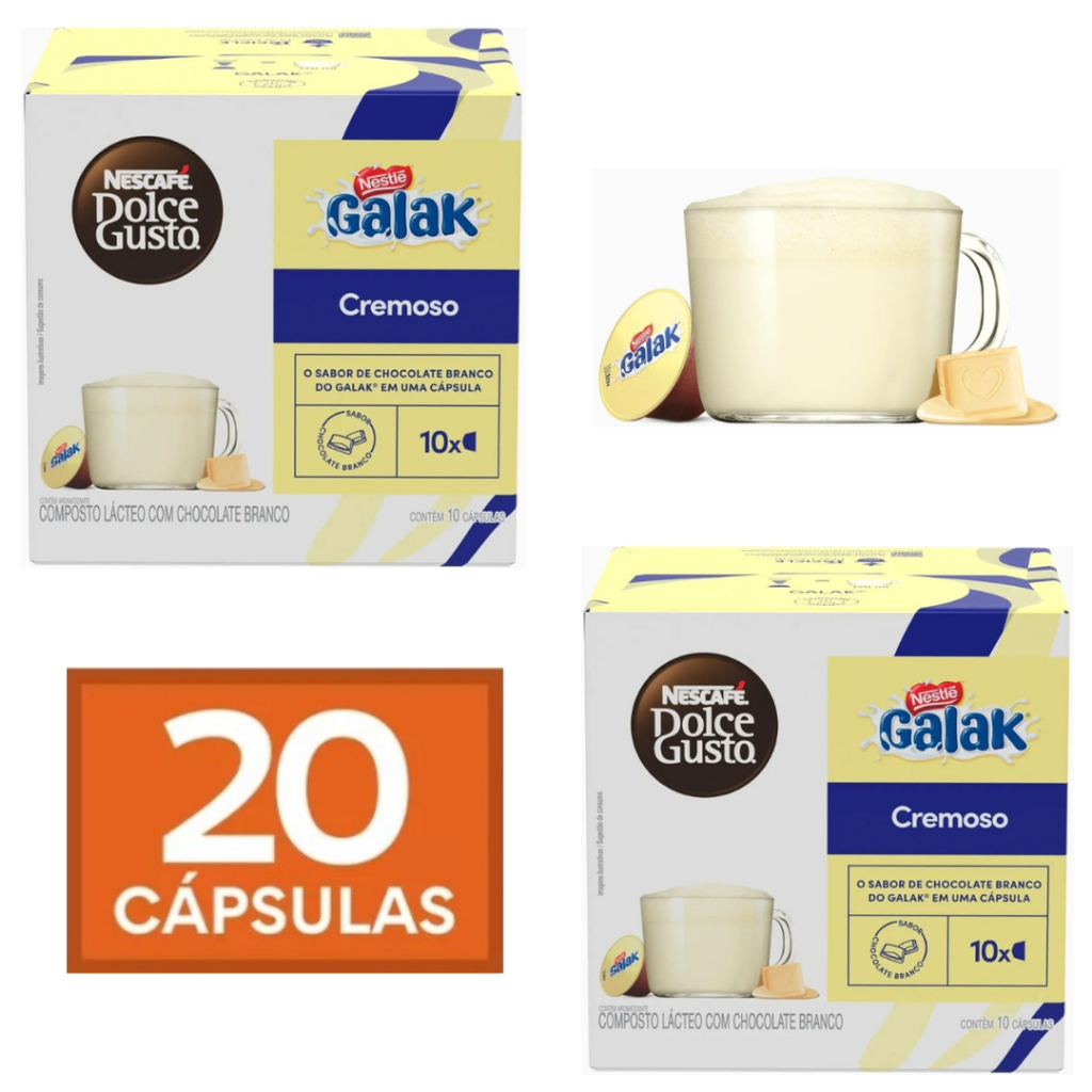 Cápsulas Chocolate Branco - Comprar com Melhor Preço em Lanches