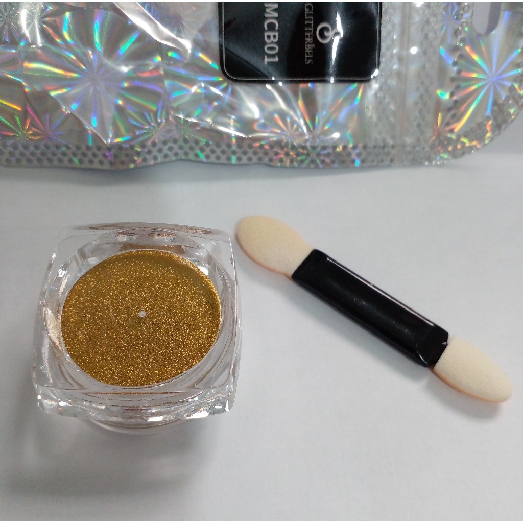 Pó Cromado PRATA OU DOURADO Nails Manicure **Escolher Variação** em Oferta na Shopee