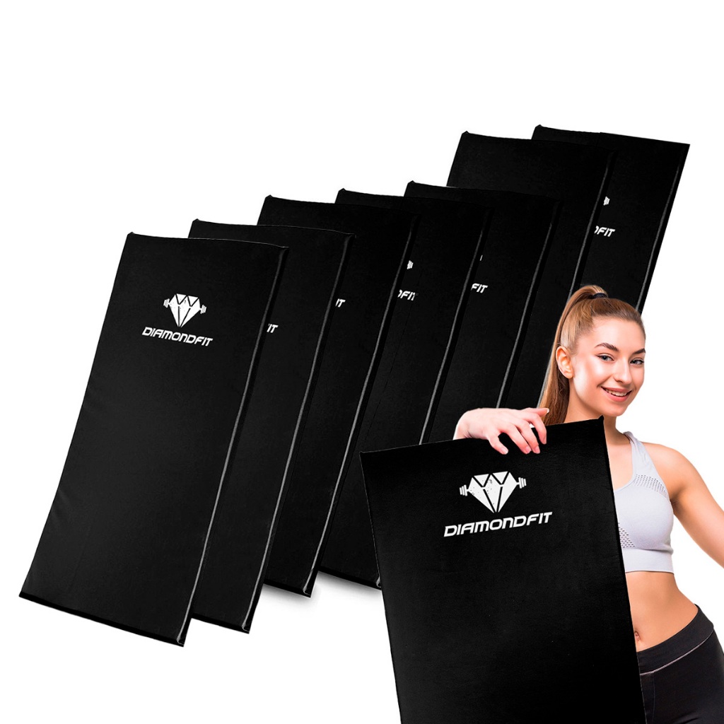 Kit 20 Colchonete de Gisnatica Espuma para Treino Abdominal Exercicio Fitness Abdominal Yoga Pilates