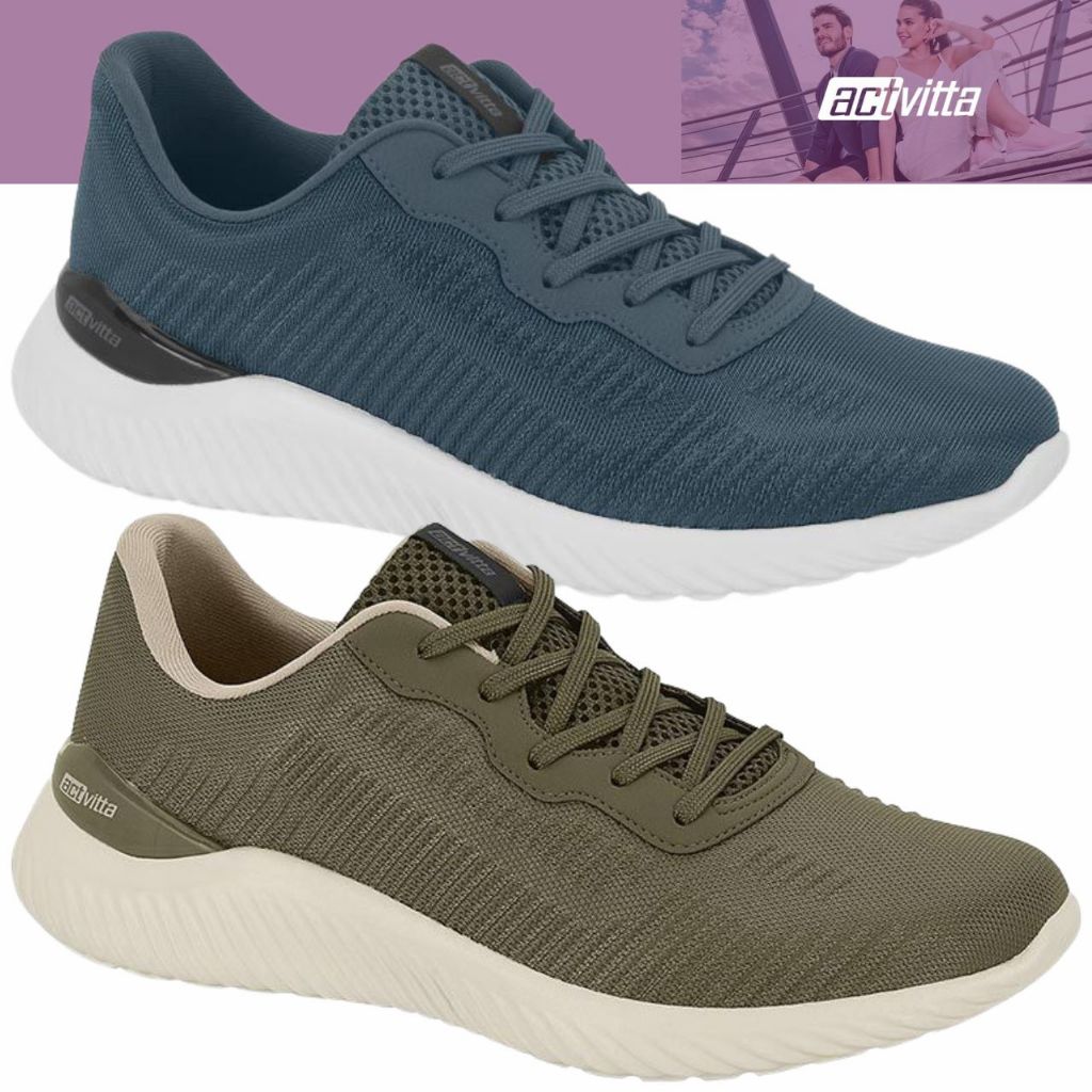 Tênis Masculino Actvitta Esportivo Caminhada Elegância Conforto em Oferta na Shopee