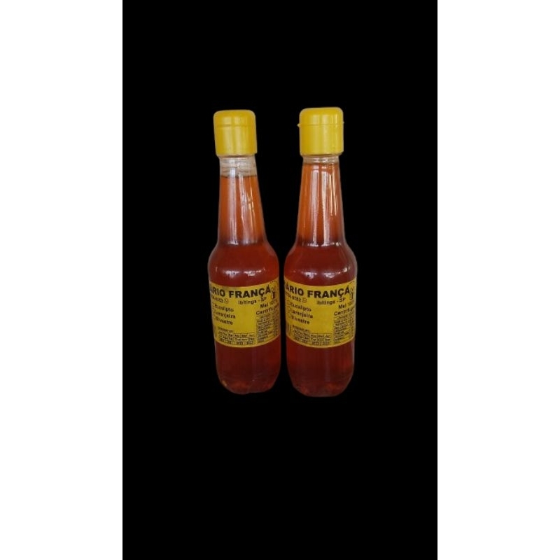 mel sabor Silvestre componente de várias flores direto para sua mesa2 garrafas de 300 ml direto do apário para sua mesa