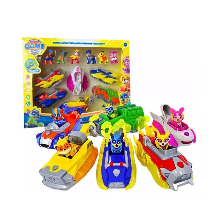 Kit Colecao 6 Carrinhos Patrulha Canina Cool Design Naves em Oferta na Shopee