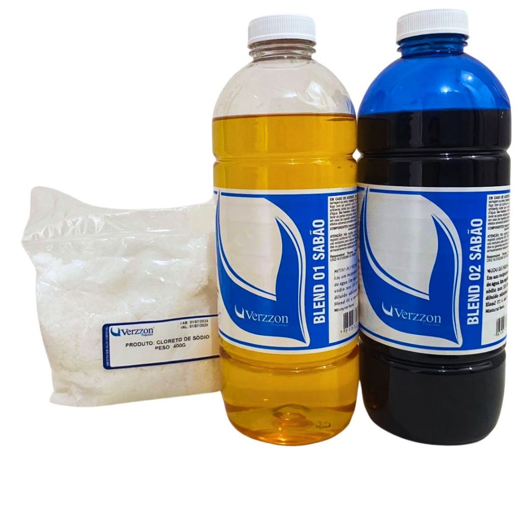 BASE KIT COMPLETO PARA 20L DE SABÃO LÍQUIDO TRADICIONAL PREMIUM ( AZUL) em Oferta na Shopee