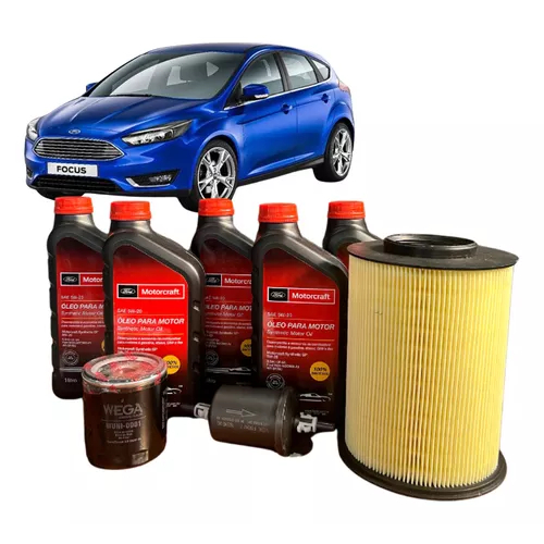 Kit Troca Óleo - Motorcraft 5w20 Focus 1.6 / 2.0 2014 15 Em Diante