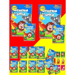 Kit 50 Caixinha De Jogo Memoria Selva Lembracinha Safari Infantil Jogo infantil Festa Prenda Criança
