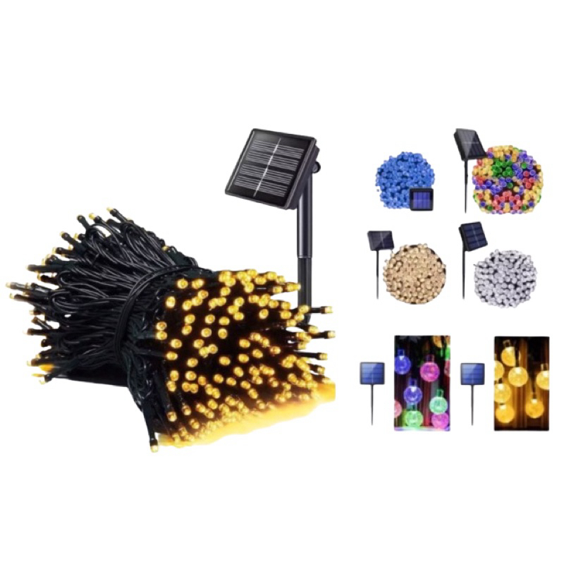 Cordao De 80 Leds Solar 10M USO EXTERNO Promoção Natal Externo Fixo E 8 Funções Prova D'água Cordão Luzes em Oferta na Shopee