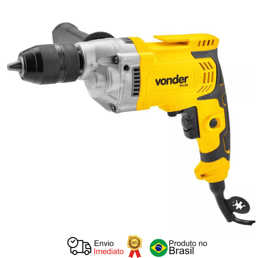 Furadeira Sem Impacto Elétrica Reversível 1/2' 710 W Fsv 712 127 V Vonder Plus
