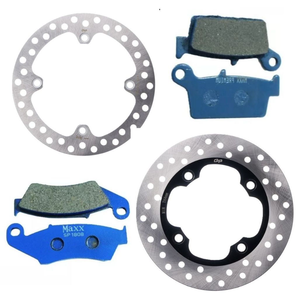 Kit Disco Freio + Pastilhas XRE 300 Sem ABS 2009 a 2018 Original Maxx em Oferta na Shopee