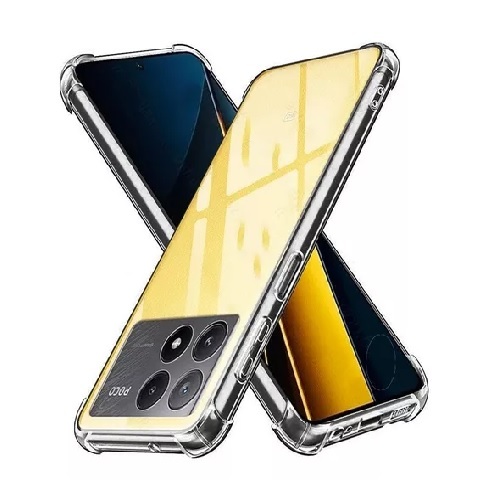 Capa Capinha Tpu Anti Impacto Transparente Para Xiaomi Poco X6 Bordas Reforçadas