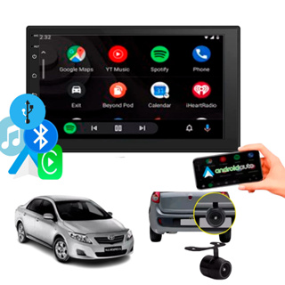 Multimídia MP5 7" CarPlay AndroidAuto S/Fio + Câmera de Ré em Oferta na Shopee