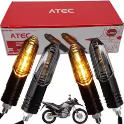 Kit 4 Pisca Led Sequencial Modelo Original Cb Twister Cb 300 Xre 300 Cbx Twister 250 Atec