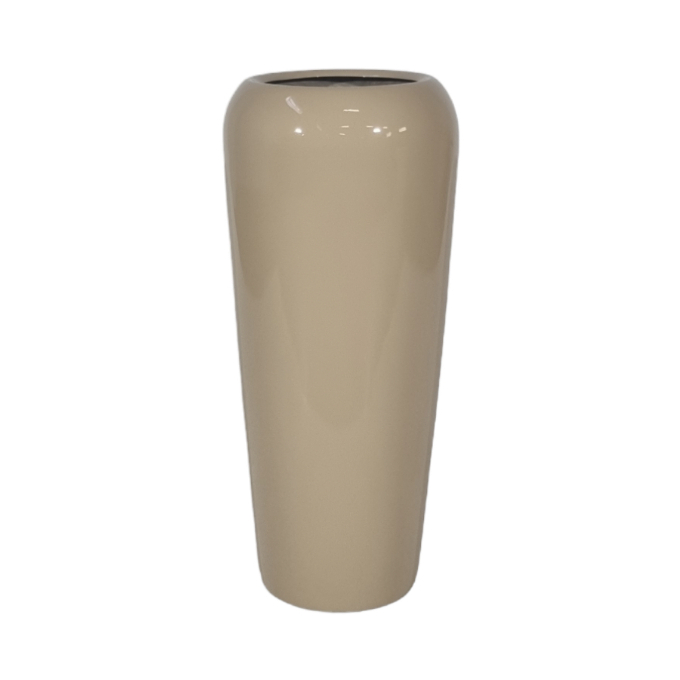 Vaso grande e alto para planta Vaso decorativo em fibra de vidro 76cm Lazuli M