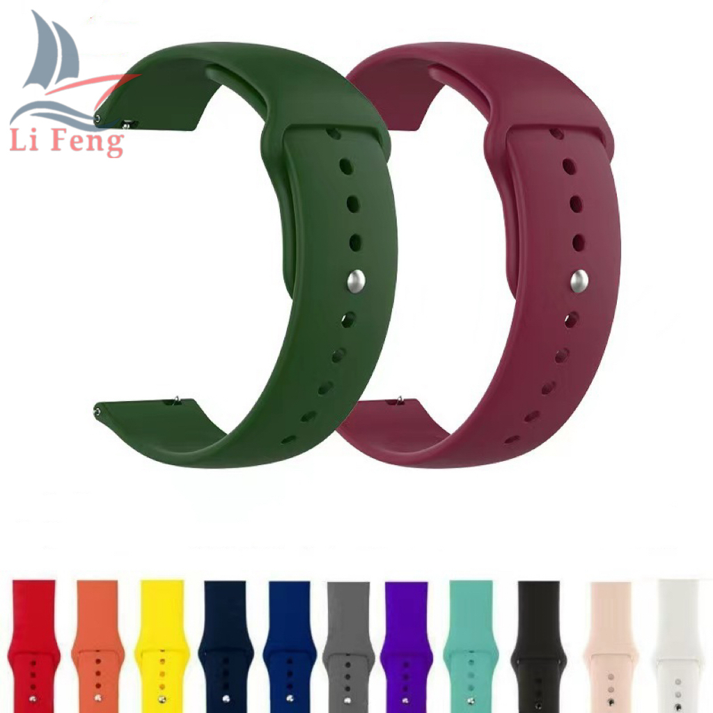 Pulseira de Silicone Para Smartwatch  Compatível Com Hero Band 4 B58 Engate Universal 18mm