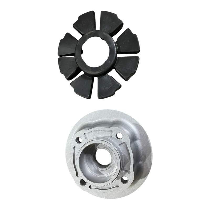 Flange Cubo Traseiro Coroa Kasinski Comet 150 / Flash 150 + coxim cubo