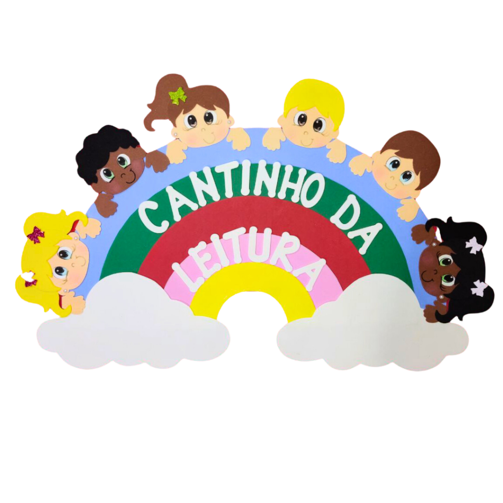 Kit Painel Sejam Bem Vindos + Cantinho Da Leitura - Feito Com E.V.A.