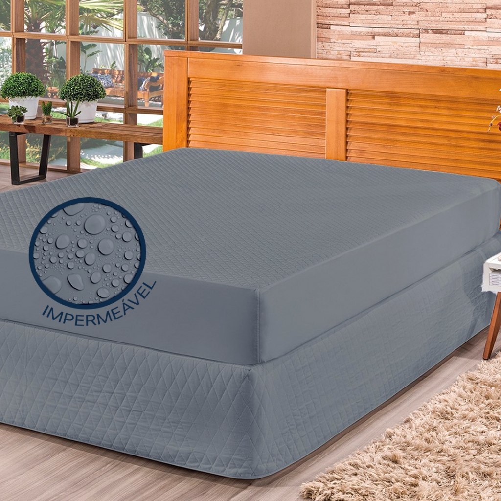 Capa Impermeável para Colchão Queen c/ 4 Camadas de Proteção em Oferta na Shopee