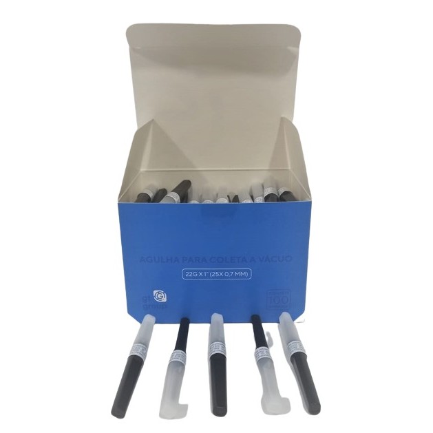 300 AGULHAS A VACUO 22G - 25X0,7 - GT GROUP