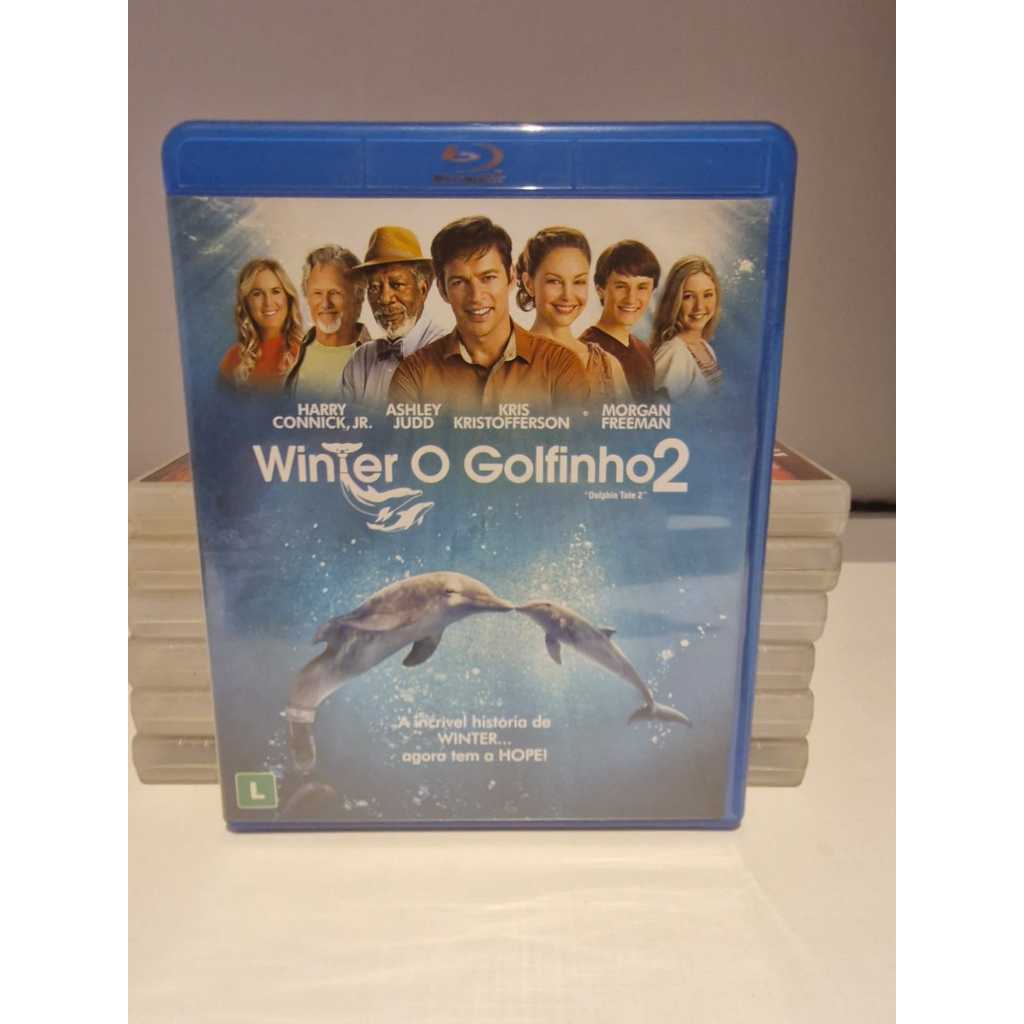 WINTER - O GOLFINHO 2 - Morgan Freeman Ashley Judd - Blu-ray - Original
