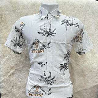 Camisa floral Masculina Manga curta viscose encolhe pouquinho para praia em Oferta na Shopee