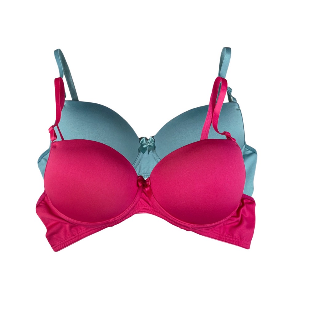 Kit 02 DOIS Sutiã com Bojo Modelo Tradicional em Poliamida - Soutien - Sutia - Sutian – Lingerie Langerie 0211 em Oferta na Shopee