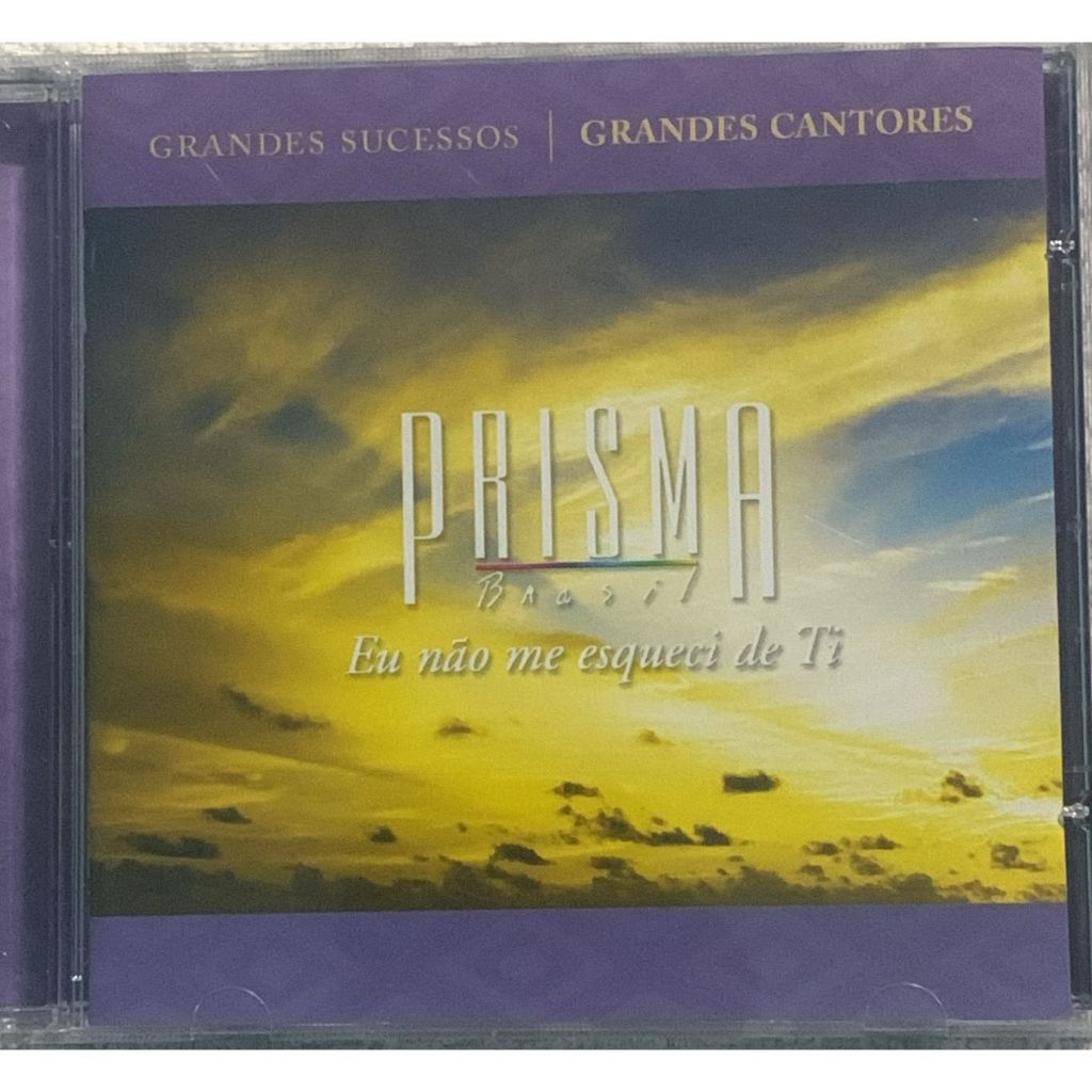 637 - PRISMA BRASIL CD - EU NÃO ME ESQUECI DE TI /COM PLAYBACK