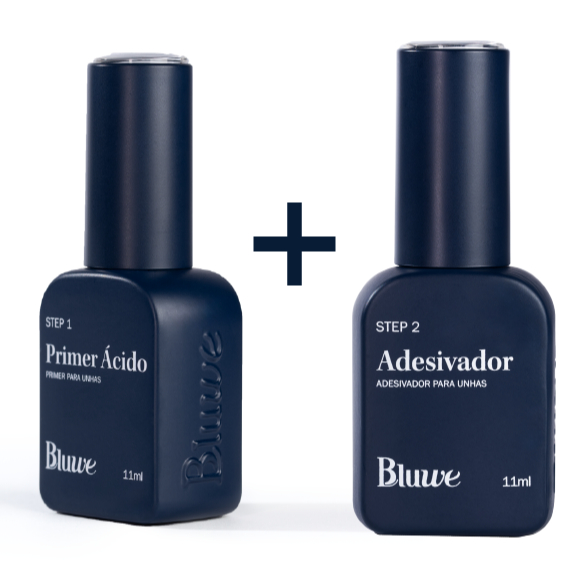 Kit Preparadores Bluwe – Primer Ácido Step 1 + Adesivador Step 2 | Fixação Profissional