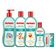 Kit Banho Huggies Infantil Camomila ou Extra Suave com Shampoo Condicionador Sabonete Colonia 200ML