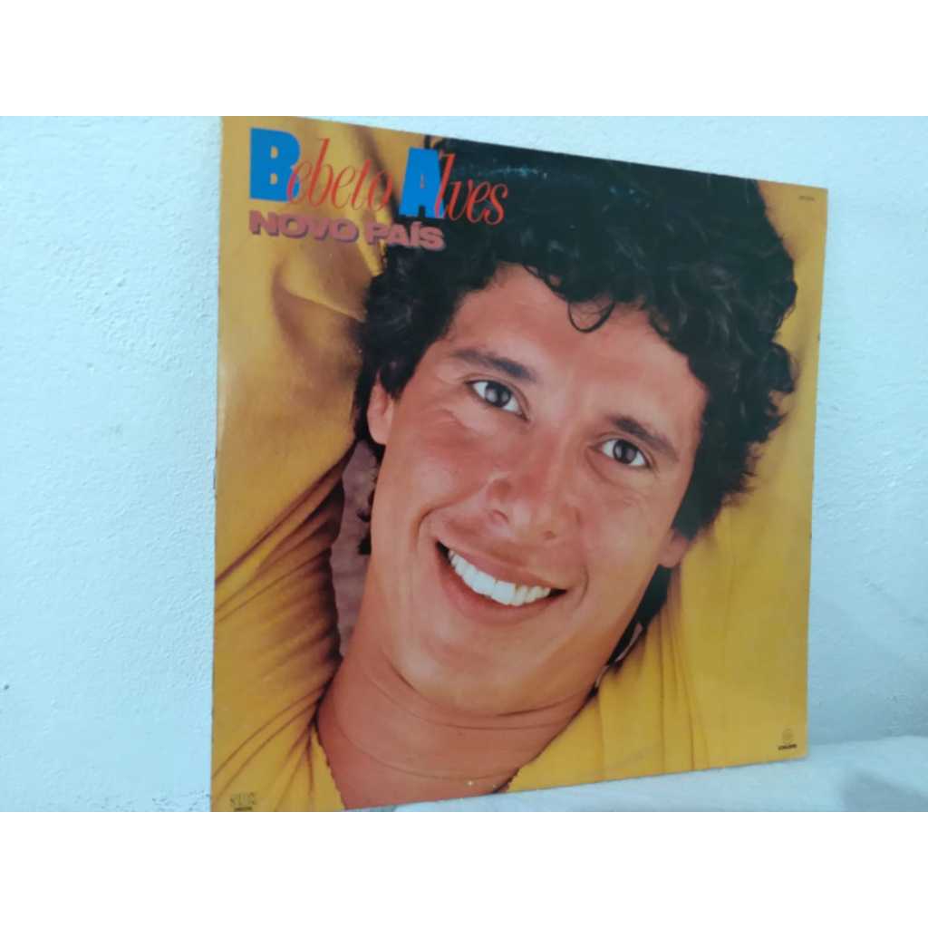 Lp Bebeto Alves - Novo País - Rock Gaúcho - Com Encarte